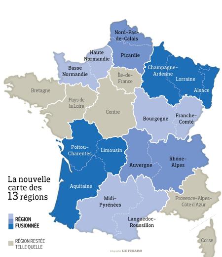 La reunificación de territorios: el caso francés