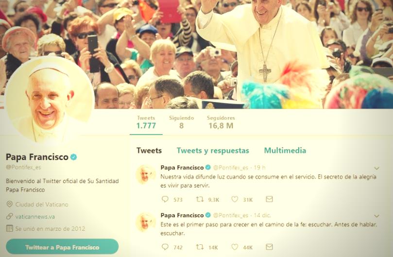 El Papa Francisco y las redes sociales